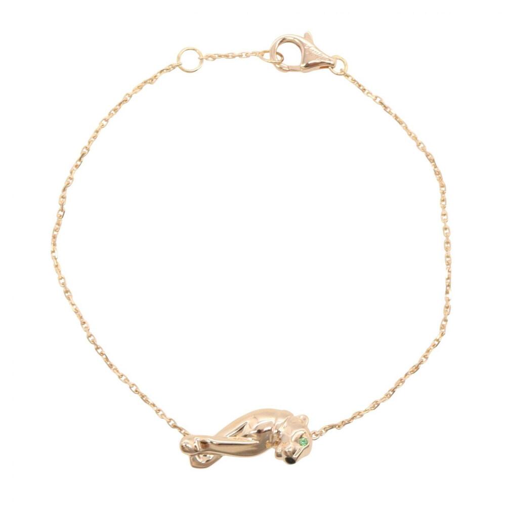 Cartier Panthère Tsavorite Onyx Bracelet - 18K Pink Gold (PG) & Women's Gold,...